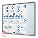 Informační Vitrína SLIM s posuvnými dvířky 15xA4 A-Z Reklama CZ