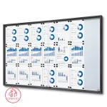 Informační Vitrína SLIM s posuvnými dvířky 21xA4 - Antracit A-Z Reklama CZ