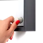 Informační Vitrína SLIM s posuvnými dvířky 21xA4 - Antracit A-Z Reklama CZ