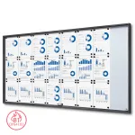 Informační Vitrína SLIM s posuvnými dvířky 24xA4 - Antracit A-Z Reklama CZ