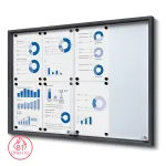 Informační Vitrína SLIM s posuvnými dvířky 8xA4 - Antracit A-Z Reklama CZ