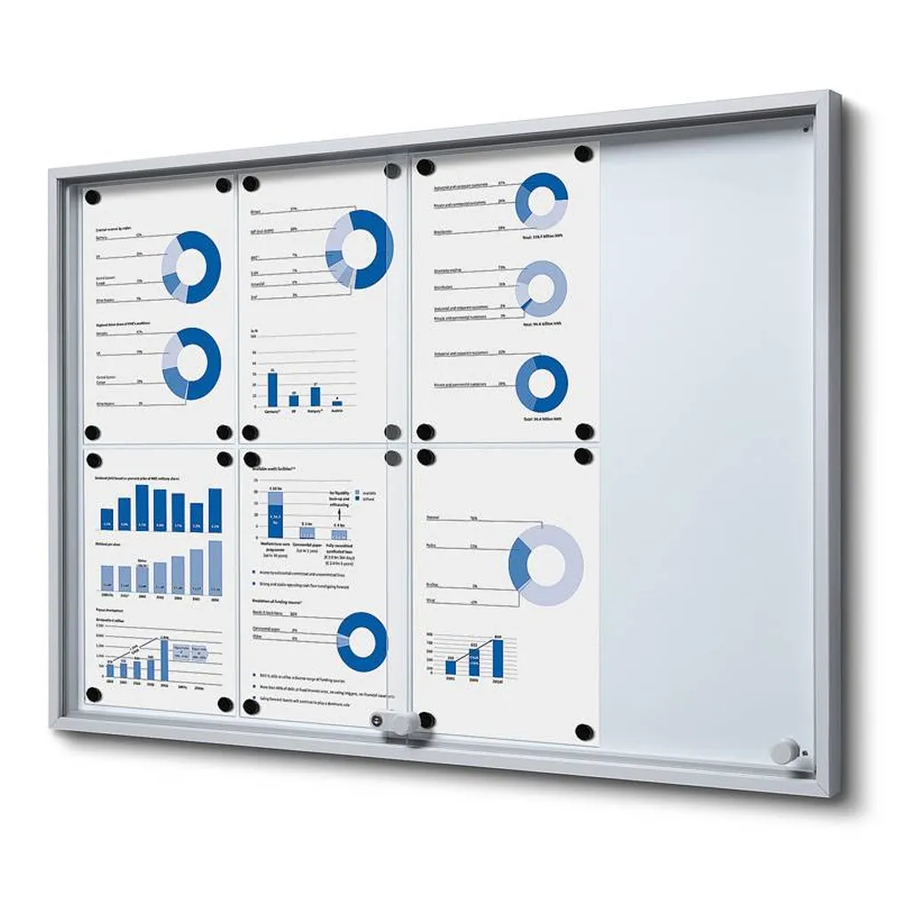 Informační Vitrína SLIM s posuvnými dvířky 8xA4 A-Z Reklama CZ