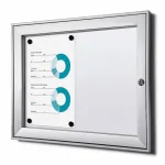 Vitrína interier-exterier s protipožární certifikací B1 - 2xA4