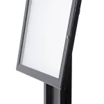 Černá světelná stojící vitrínka na restaurační menu 4xA4 A-Z Reklama CZ