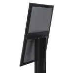 Černá volně stojící vitrínka na restaurační menu 4xA4 A-Z Reklama CZ