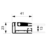 interiérová / venkovní vitrína pro prospekty 3xA4 - Antracit A-Z Reklama CZ