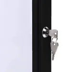 interiérová / venkovní vitrína pro prospekty 8xA4 - Černá A-Z Reklama CZ