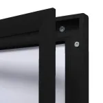 interiérová / venkovní vitrína pro prospekty 8xA4 - Černá A-Z Reklama CZ