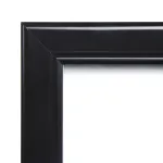 Jednostranný menu stojan s vitrínou 8x A4 - černý A-Z Reklama CZ