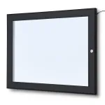 Světelná Černá Menu vitrína na stěnu pro 2xA4 listy A-Z Reklama CZ