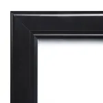 Světelná Černá Menu vitrína na stěnu pro 4xA4 listy A-Z Reklama CZ