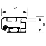 Světelná Černá Menu vitrína na stěnu pro 4xA4 listy A-Z Reklama CZ