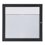 Venkovní prosvětlená LED vitrína na Menu 2xA4 - Černá A-Z Reklama CZ