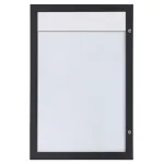 Venkovní prosvětlená LED vitrína na Menu 4xA4 - Černá A-Z Reklama CZ