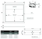 Venkovní prosvětlená TLED vitrína MENU BOARD na Menu 2xA4 A-Z Reklama CZ