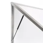 Venkovní uzamykatelná vitrína Alpha 12xA4 - stříbrná A-Z Reklama CZ