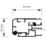 Venkovní uzamykatelná vitrína Alpha 18xA4 - stříbrná A-Z Reklama CZ