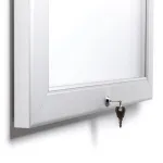 Venkovní uzamykatelná vitrína Alpha 18xA4 - stříbrná A-Z Reklama CZ