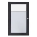 Venkovní vitrína na Menu pro prospekty 1xA4 - Černá