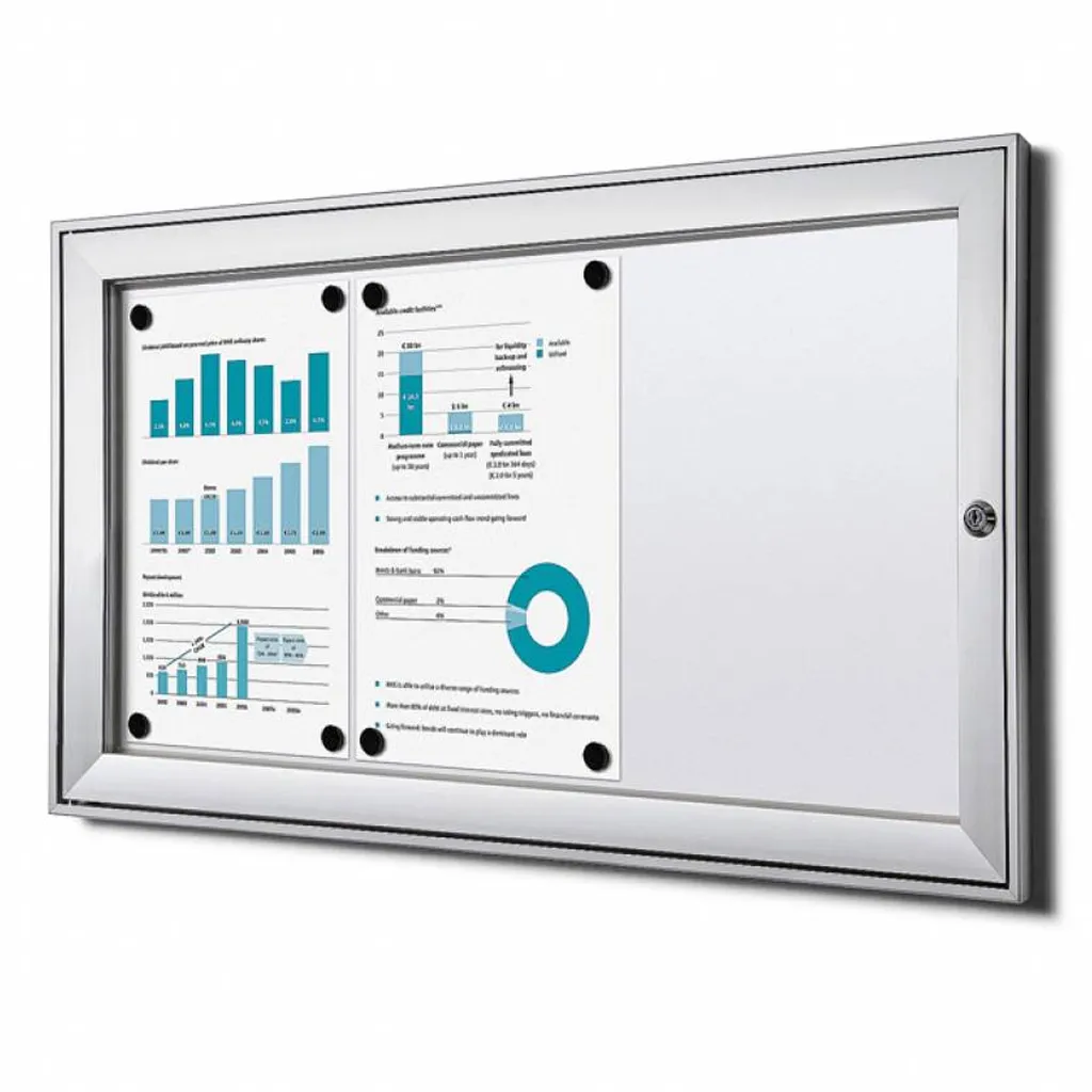 Vitrína interier-exterier s protipožární certifikací B1 - 3xA4 A-Z Reklama CZ