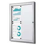 Vitrína interier-exterier s protipožární certifikací B1 - 4xA4