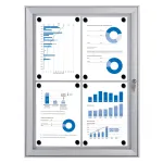 Vitrína interier-exterier s protipožární certifikací B1 - 4xA4 A-Z Reklama CZ