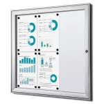 Vitrína interier-exterier s protipožární certifikací B1 - 6xA4