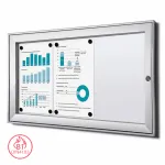 Vitrína interier-exterier s protipožární certifikací B1 - 3xA4 A-Z Reklama CZ