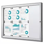 Vitrína interier-exterier s protipožární certifikací B1 - 8xA4