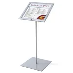 Volně stojící Stojan Menuboard s vitrínou 2x A4