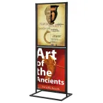 ECO Infoboard 2 rámy na plakát A1 - Černý