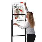 ECO Infoboard s rámem na plakát A1 - Černý A-Z Reklama CZ