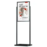 ECO Infoboard s rámem na plakát A1 - Černý