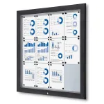 SCT PREMIUM venkovní vitrína na 12xA4 - Antracit