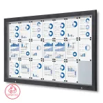 SCT PREMIUM venkovní vitrína na 21xA4 - Antracit A-Z Reklama CZ