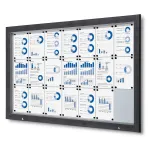 SCT PREMIUM venkovní vitrína na 21xA4 - Antracit