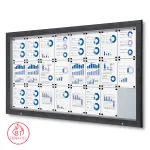SCT PREMIUM venkovní vitrína na 24xA4 - Antracit A-Z Reklama CZ