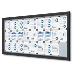 SCT PREMIUM venkovní vitrína na 27xA4 - Antracit