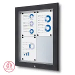 SCT PREMIUM venkovní vitrína na 4xA4 - Antracit A-Z Reklama CZ