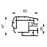 SCT PREMIUM venkovní vitrína na 4xA4 - Antracit A-Z Reklama CZ