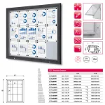 SCT PREMIUM venkovní vitrína na 4xA4 - Antracit A-Z Reklama CZ