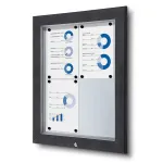 SCT PREMIUM venkovní vitrína na 4xA4 - Antracit