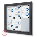 SCT PREMIUM venkovní vitrína na 6xA4 - Antracit A-Z Reklama CZ