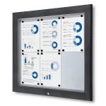 SCT PREMIUM venkovní vitrína na 6xA4 - Antracit