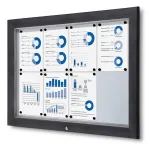 SCT PREMIUM venkovní vitrína na 8xA4 - Antracit