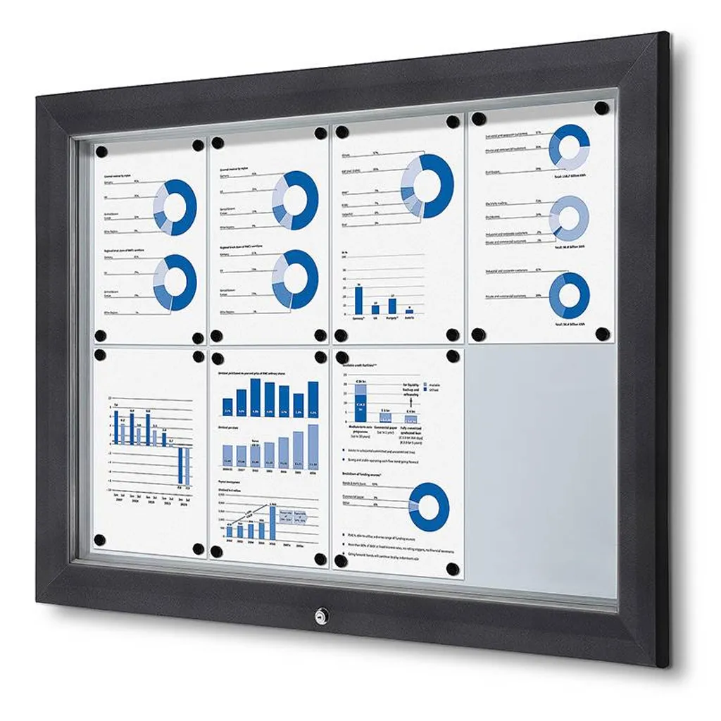 SCT PREMIUM venkovní vitrína na 8xA4 - Antracit A-Z Reklama CZ