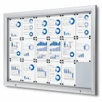 SCT PREMIUM venkovní vitrína pro prospekty 18xA4