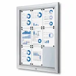 SCT PREMIUM venkovní vitrína pro prospekty 9xA4