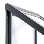 Venkovní uzamykatelná vitrína Slim 15x A4 - Antracit