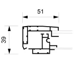 Venkovní uzamykatelná vitrína Slim 18x A4 - Stříbrná A-Z Reklama CZ